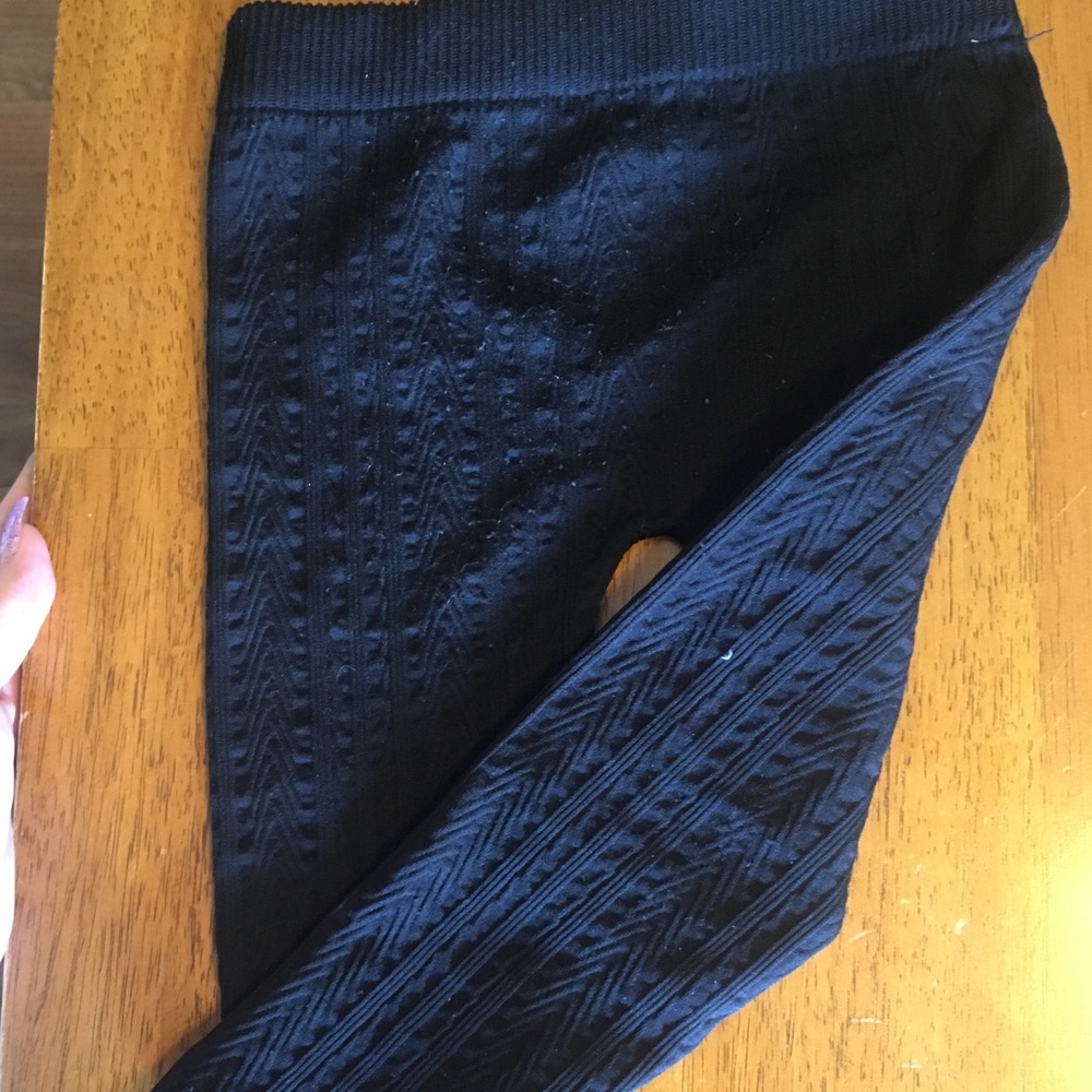 Stretchy Black Sweater tights/ leggings